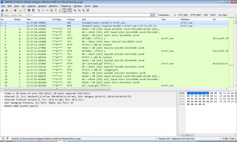 wireshark usage in cyber secuirty